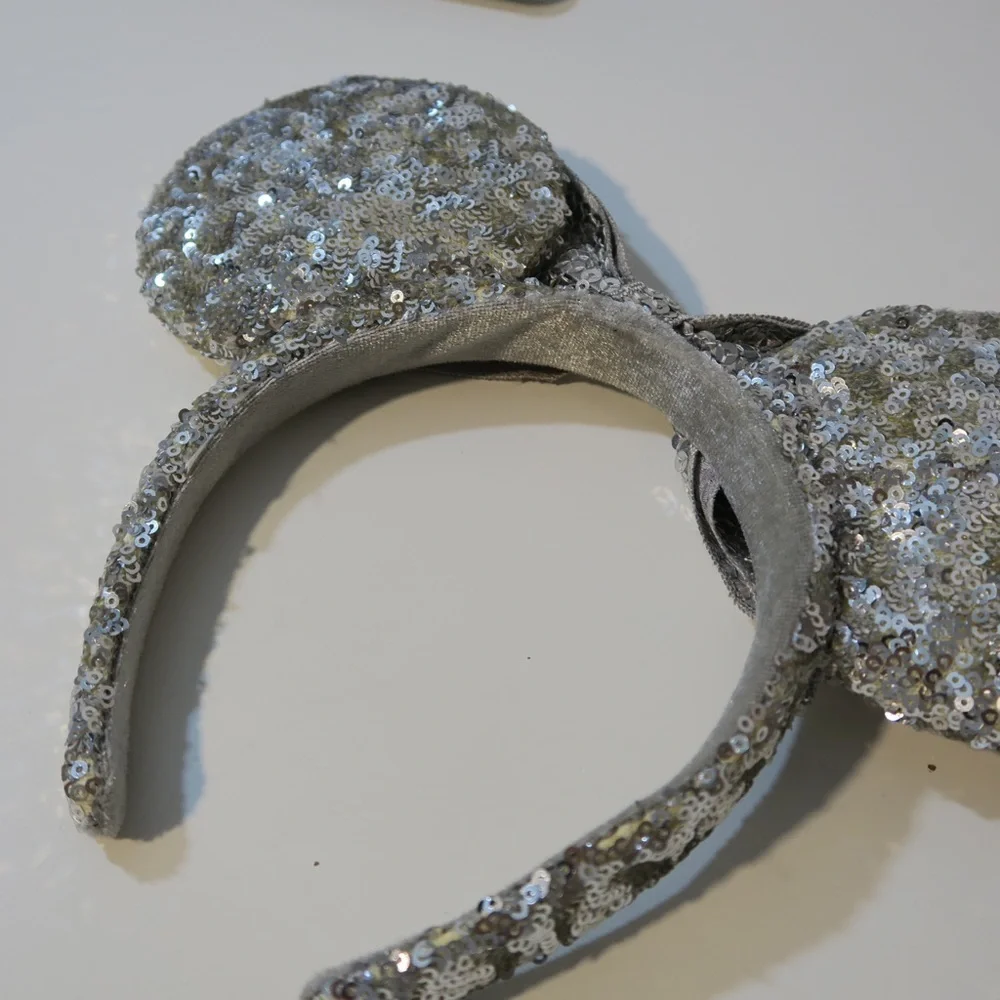 Sequin Minnie Mouse‎ Ears Headband Disneyland Mickey Mouse Disney Festive